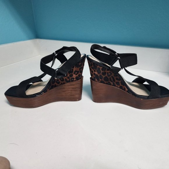 Jessica Simpson Wedge Platform Sandals Sz 8.5 - Picture 2 of 12